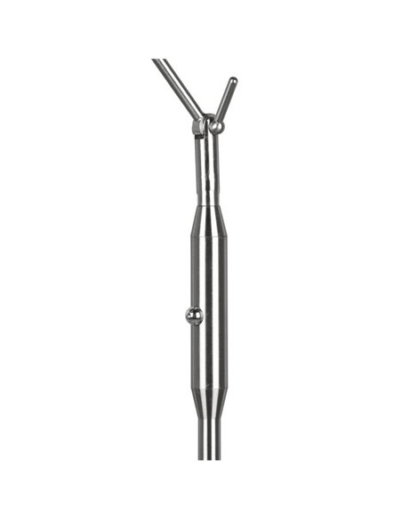 Lámpara de pie LED FRANKLIN 6,5W 1x 650lm, regulabke 2700+3200+4000K Níquel mate