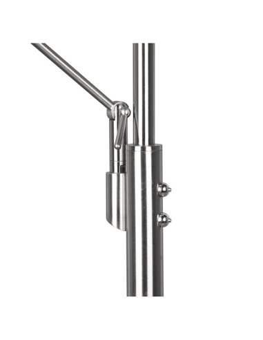 Lampadaire FRANKLIN 35-6,5 W 4100-650 lm 2700+3200+4000 K IP20 avec bras de lecture, nickel mat