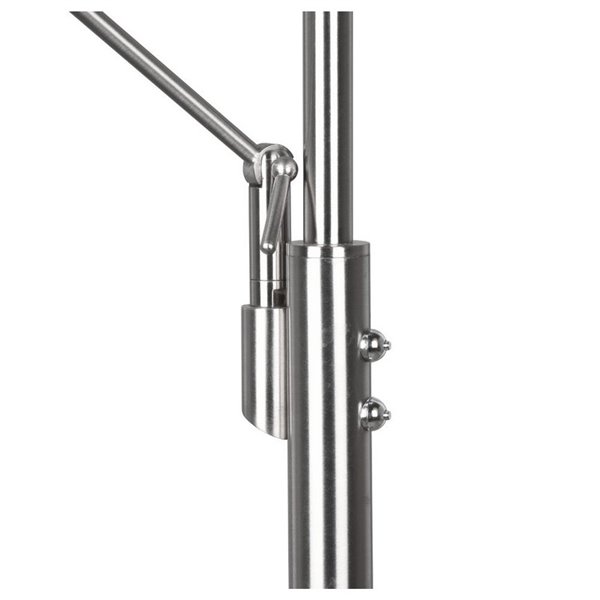 Lámpara de pie con brazo lector FRANKLIN 35-6,5W 4100-650Lm 2700+3200+4000K IP20 Níquel mate