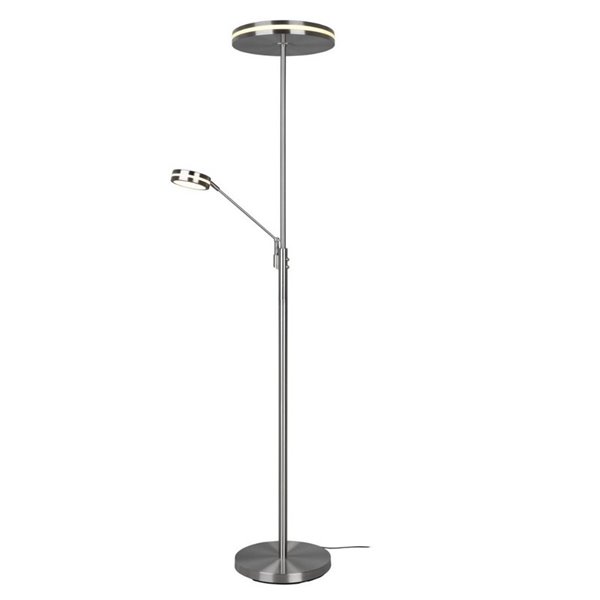Lámpara de pie con brazo lector FRANKLIN 35-6,5W 4100-650Lm 2700+3200+4000K IP20 Níquel mate