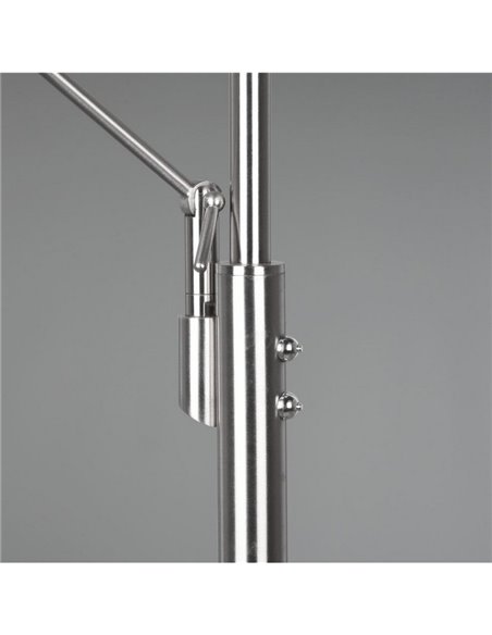 Lampadaire FRANKLIN 35-6,5 W 4100-650 lm 2700+3200+4000 K IP20 avec bras de lecture, nickel mat