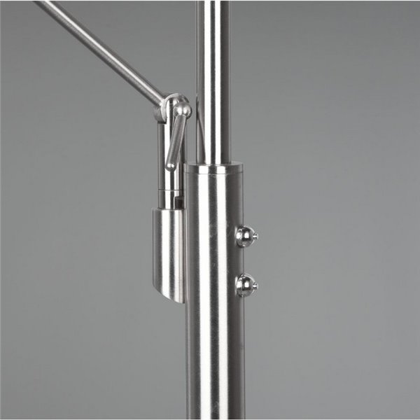 Lampadaire FRANKLIN 35-6,5 W 4100-650 lm 2700+3200+4000 K IP20 avec bras de lecture, nickel mat