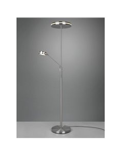 Lampadaire FRANKLIN 35-6,5 W 4100-650 lm 2700+3200+4000 K IP20 avec bras de lecture, nickel mat 2