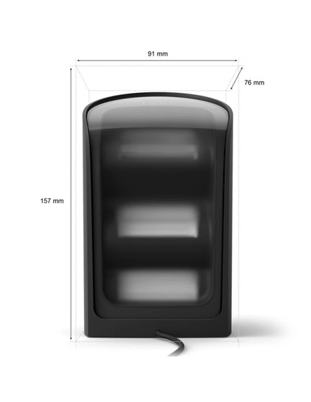 Pack 2 bañador de pared HUE PLAY WALL WASHER negro 1035Lmx2, sincronización con TV