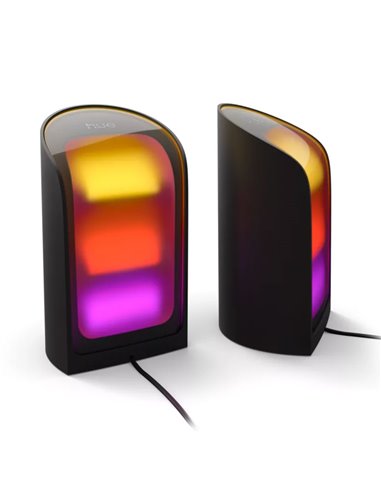 Lot de 2 ampoules Hue Play Wall Washer noires 1035Lmx2, synchronisation TV