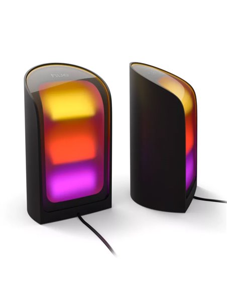 Lot de 2 ampoules Hue Play Wall Washer noires 1035Lmx2, synchronisation TV