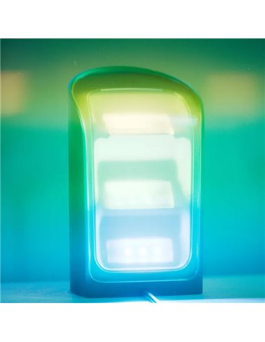 Pacote com 2 lâmpadas Hue Play Wall Washer pretas 1035Lmx2, sincronização com TV