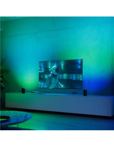 Pack 2 bañador de pared HUE PLAY WALL WASHER negro 1035Lmx2, sincronización con TV