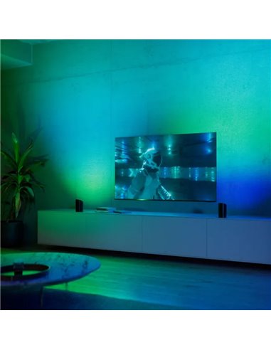 Bañador de pared HUE PLAY WALL WASHER negro, 1035Lm, sincronización con TV