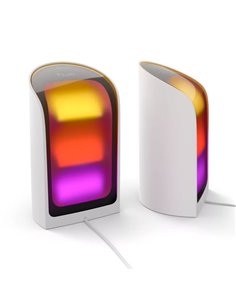 Lot de 2 projecteurs muraux HUE PLAY blancs 1035Lmx2, synchronisation TV 2