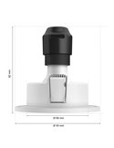 Downlight LED empotrable inteligente XAMENTO HUE blanco GU10 4.2W 400Lm, corte Ø70mm, IP44 baño