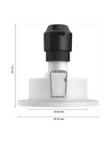 Pack 3 downlight LED empotrable inteligente XAMENTO HUE blanco GU10 4.2W 400Lm, corte Ø70mm, IP44 baño