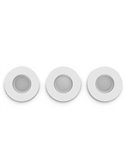 Pack 3 downlight LED empotrable inteligente XAMENTO HUE blanco GU10 4.2W 400Lm, corte Ø70mm, IP44 baño