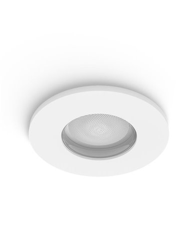 Downlight LED empotrado para baño inteligente ADORE HUE blanco GU10 4.2W 400Lm, corte Ø70mm, IP44