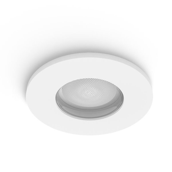 Downlight LED empotrado para baño inteligente ADORE HUE blanco GU10 4.2W 400Lm, corte Ø70mm, IP44