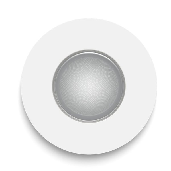 ADORE HUE Luminária de embutir LED inteligente para banheiro, branca, GU10, 4,2 W, 400 lúmens, recorte de Ø70 mm, IP44