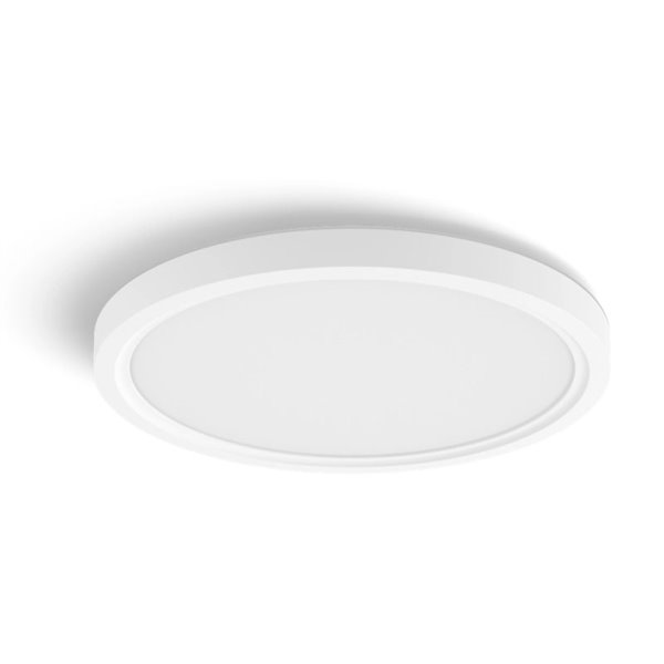 Plafón de techo LED inteligente redondo S HUE SLIM CEILING blanco, 16,6W 2250Lm,  2000-6500 Hue White Color Ambiance Ø29,1cm