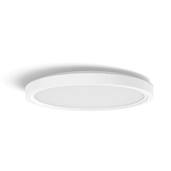 Plafón de techo LED inteligente redondo S HUE SLIM CEILING blanco, 16,6W 2250Lm,  2000-6500 Hue White Color Ambiance Ø29,1cm