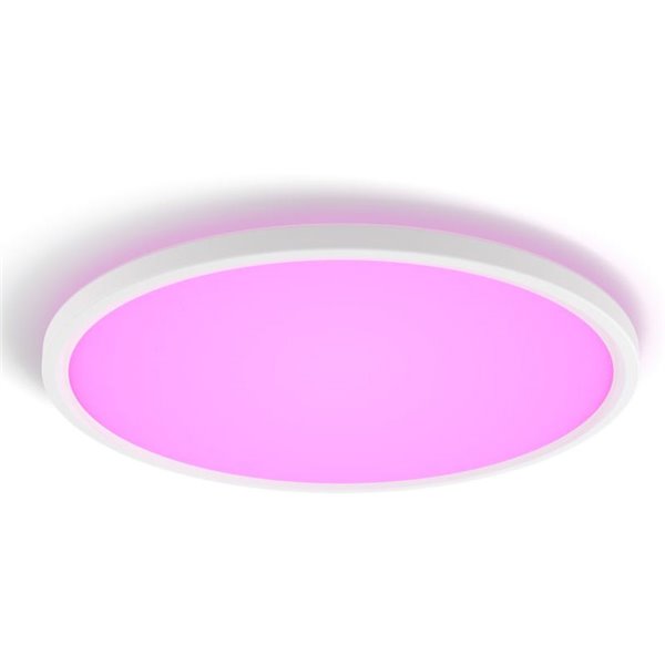 Plafón de techo LED inteligente redondo M TENTO HUE SLIM CEILING blanco, 23W 3100Lm,  2000-6500 Hue White Color Ambiance Ø42,1cm