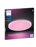 Plafón de techo LED inteligente redondo M TENTO HUE SLIM CEILING blanco, 23W 3100Lm,  2000-6500 Hue White Color Ambiance Ø42,1cm