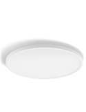 Plafonnier LED rond intelligent M TENTO HUE SLIM, blanc, 23 W, 3100 lm, ambiance couleur Hue White (2000-6500 ohms), Ø 42,1 cm