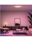Plafón de techo LED inteligente redondo XL TENTO HUE SLIM CEILING blanco, 25W 3500Lm,  2000-6500 Hue White Color Ambiance Ø54,2c