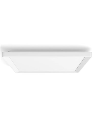 Plafón LED inteligente cuadrado M TENTO HUE blanco, 15,4W 2000Lm, 40x40cm White & Colour Ambiance