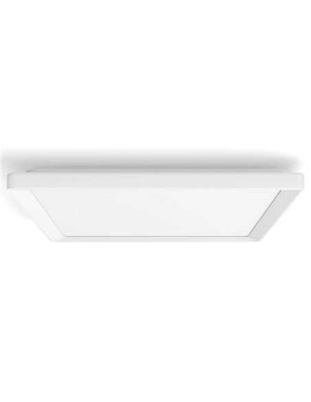 Plafón LED inteligente cuadrado M TENTO HUE blanco, 15,4W 2000Lm, 40x40cm White & Colour Ambiance