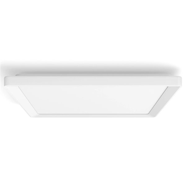 Plafonnier LED carré intelligent M TENTO HUE, blanc, 15,4 W 2000 lm, 40 x 40 cm, ambiance blanche et colorée