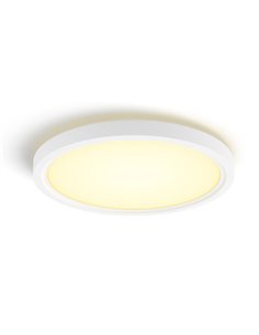 Plafonnier LED intelligent rond TENTO HUE SLIM, Ø 29,1 cm, blanc, 16,6 W, 2 250 lm, ambiance blanche