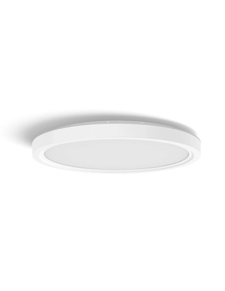 Luminária de teto LED inteligente redonda TENTO HUE SLIM, Ø29,1cm, branca, 16,6W 2250lm, ambiente branco