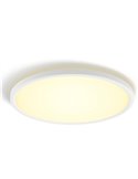 Plafón LED inteligente redondo M Ø42,1cm TENTO HUE SLIM blanco, 23W 3100Lm, White Ambiance