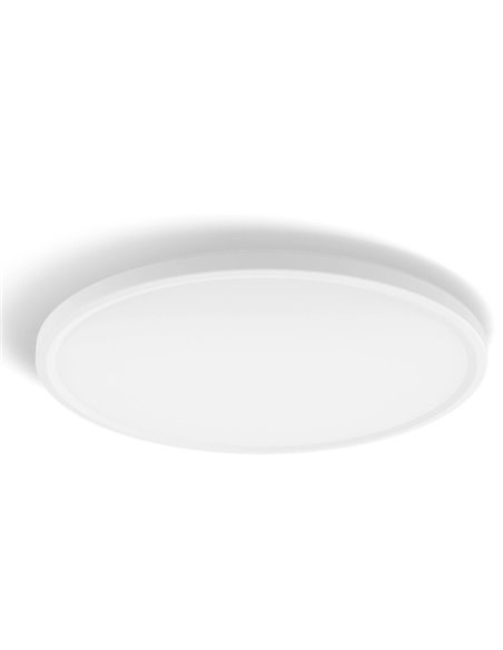Plafón LED inteligente redondo M Ø42,1cm TENTO HUE SLIM blanco, 23W 3100Lm, White Ambiance