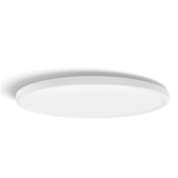 Plafonnier LED intelligent rond TENTO HUE SLIM M Ø42,1 cm Blanc, 23 W 3100 lm, White Ambiance