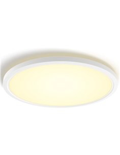 Plafón LED inteligente redondo XL Ø54,2cm TENTO HUE SLIM blanco, 25W 3500Lm, White Ambiance