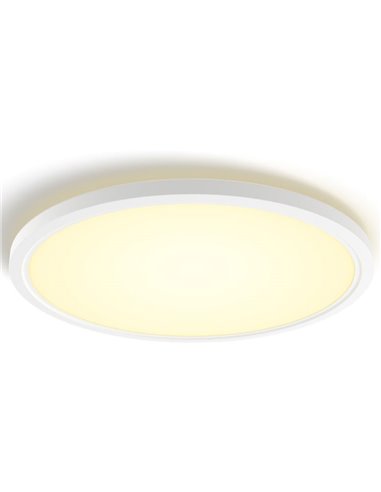 Plafón LED inteligente redondo XL Ø54,2cm TENTO HUE SLIM blanco, 25W 3500Lm, White Ambiance