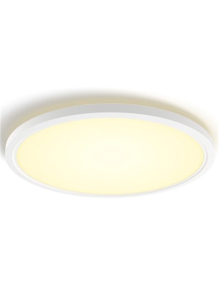 Plafonnier LED intelligent rond TENTO HUE SLIM XL Ø54,2 cm Blanc, 25 W 3500 lm, White Ambiance
