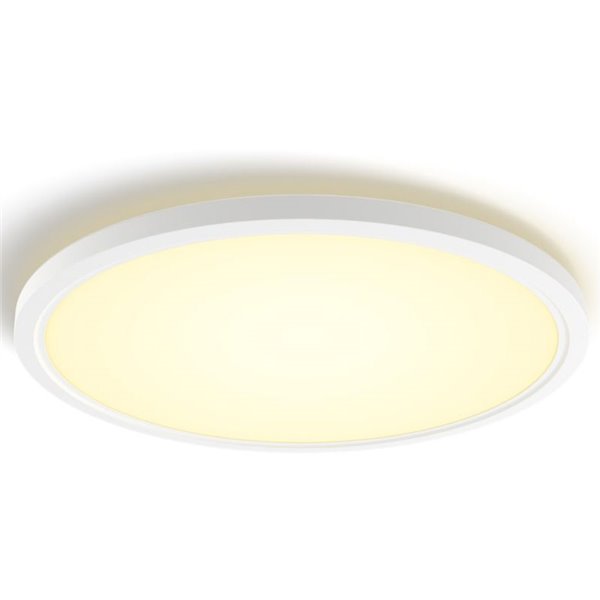 Plafonnier LED intelligent rond TENTO HUE SLIM XL Ø54,2 cm Blanc, 25 W 3500 lm, White Ambiance
