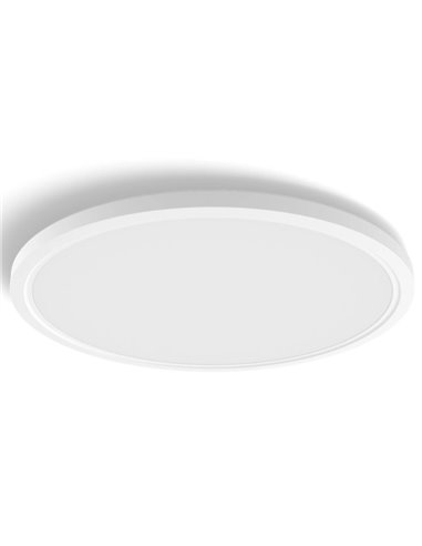 Plafonnier LED intelligent rond TENTO HUE SLIM XL Ø54,2 cm Blanc, 25 W 3500 lm, White Ambiance