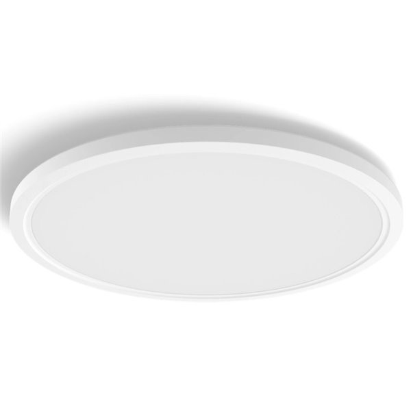 Plafón LED inteligente redondo XL Ø54,2cm TENTO HUE SLIM blanco, 25W 3500Lm, White Ambiance
