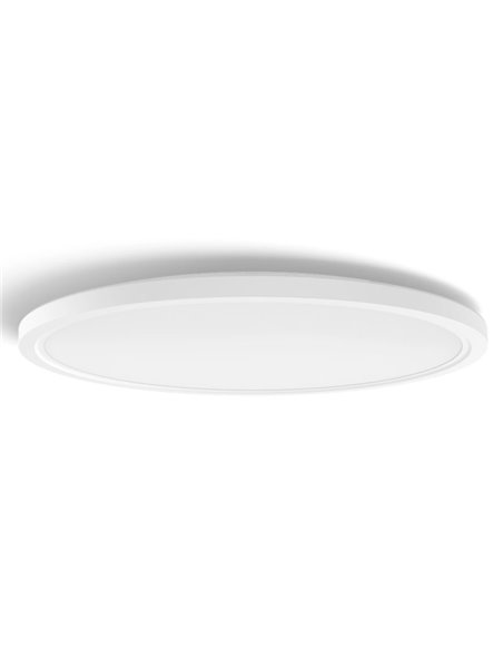 Luminária de teto LED inteligente redonda TENTO HUE SLIM XL Ø54,2cm branca, 25W 3500lm, ambiente branco