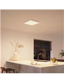 Plafón LED inteligente cuadrado M TENTO HUE blanco, 15,4W 2000Lm, 40x40cm White Ambiance