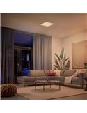 Plafón LED inteligente cuadrado M TENTO HUE blanco, 15,4W 2000Lm, 40x40cm White Ambiance