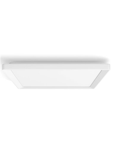 Plafón LED inteligente cuadrado M TENTO HUE blanco, 15,4W 2000Lm, 40x40cm White Ambiance