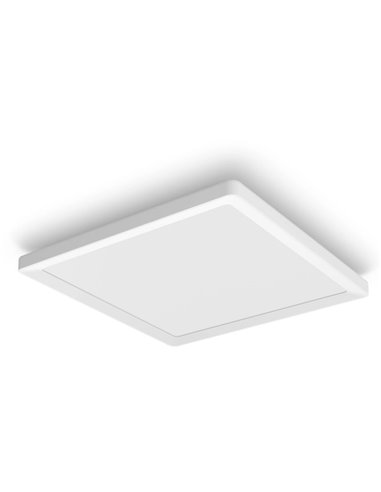 Plafón LED inteligente cuadrado M TENTO HUE blanco, 15,4W 2000Lm, 40x40cm White Ambiance