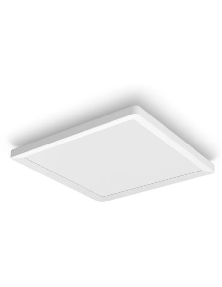 Plafón LED inteligente cuadrado M TENTO HUE blanco, 15,4W 2000Lm, 40x40cm White Ambiance