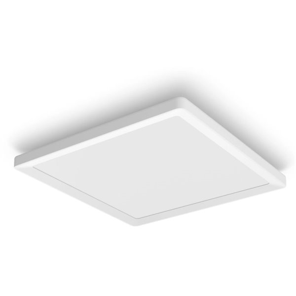 Plafonnier LED carré intelligent M TENTO HUE, blanc, 15,4 W, 2 000 lm, 40 x 40 cm