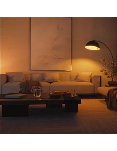 Pack 3 bombillas inteligentes Hue E27 A60 810Lm, 6W equivalente 60W, regulable, White Ambiance, control por voz 2