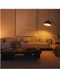 Pack 4 bombillas inteligentes Hue E27 A60 810Lm, 6W equivalente 60W, regulable, White Ambiance, control por voz