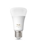Bombilla LED inteligente Hue E27 A60 1100Lm, 8,1W equivalente 75W, regulable, White Ambiance, control por voz